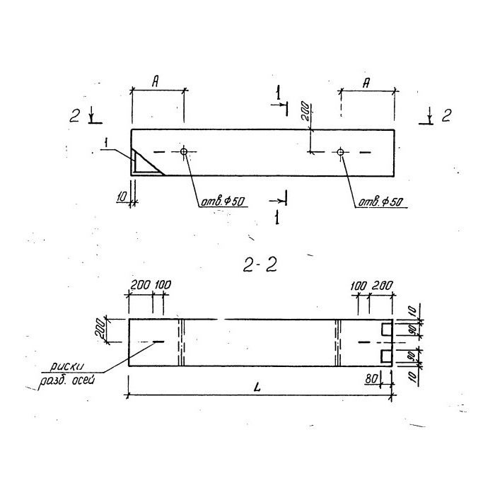 Колонна железобетонная 3КНД 42-42-3-36-00
