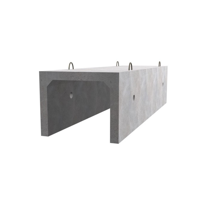 Железобетонный лоток ЛК 75.60.45-1